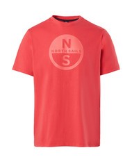 NORTH SAILS BASIC Camiseta de algod&oacute;n con logo estampado sand&iacute;a - camiseta - 3