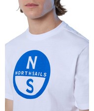NORTH SAILS BASIC Camiseta de algod&oacute;n con logo estampado blanco - camiseta - 3