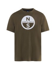 NORTH SAILS BASIC Camiseta de algod&oacute;n con logo estampado aceitunas polvorientas - camiseta - 3