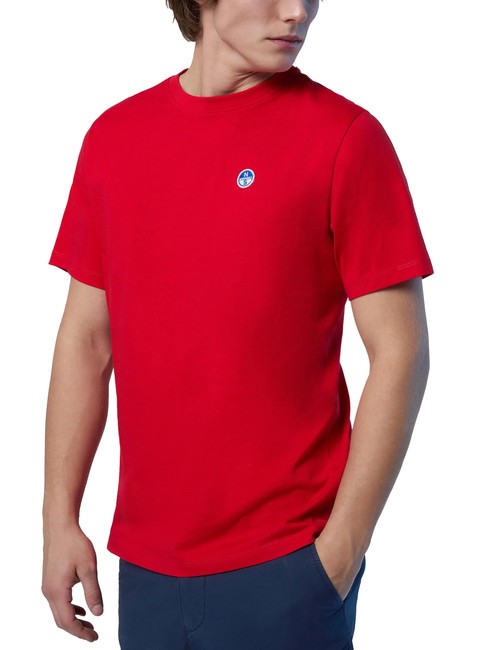 BOLLO Camiseta de algodón rojo - camiseta