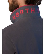 NORTH SAILS COLLAR STRIPED Polo de manga corta de algodón gris hierro - camisa polo - 4