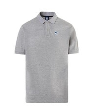 NORTH SAILS BASIC Polo de manga corta de algod&oacute;n mezcla gris - camisa polo - 5