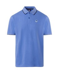 NORTH SAILS COLLAR STRIPED Polo de manga corta de algodón madera de cuña - camisa polo - 3