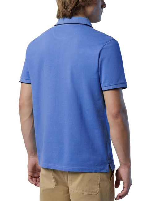 COLLAR STRIPED Polo de manga corta de algod&oacute;n madera de cu&ntilde;a - camisa polo