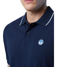 NORTH SAILS COLLAR STRIPED Polo de manga corta de algodón Azul marino - camisa polo - 3