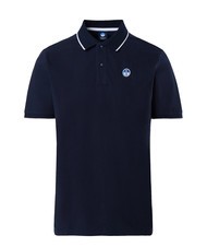 NORTH SAILS COLLAR STRIPED Polo de manga corta de algod&oacute;n Azul marino - camisa polo - 5