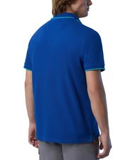 NORTH SAILS COLLAR STRIPED Polo de manga corta de algodón océano azul - camisa polo - 2