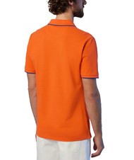 NORTH SAILS COLLAR STRIPED Polo de manga corta de algod&oacute;n naranja llama - camisa polo - 2