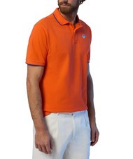 NORTH SAILS COLLAR STRIPED Polo de manga corta de algod&oacute;n naranja llama - camisa polo - 3