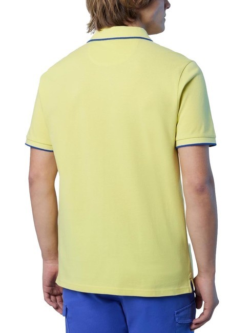 COLLAR STRIPED Polo de manga corta de algod&oacute;n luz de calcio - camisa polo