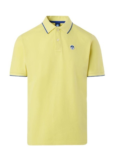 COLLAR STRIPED Polo de manga corta de algod&oacute;n luz de calcio - camisa polo