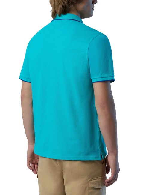 COLLAR STRIPED Polo de manga corta de algod&oacute;n cer&aacute;mico - camisa polo