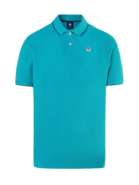 COLLAR STRIPED Polo de manga corta de algod&oacute;n cer&aacute;mico - camisa polo