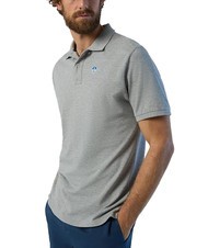 NORTH SAILS BASIC Polo de manga corta de algodón mezcla gris - camisa polo - 3