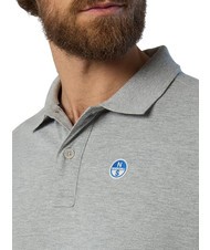 NORTH SAILS BASIC Polo de manga corta de algodón mezcla gris - camisa polo - 4