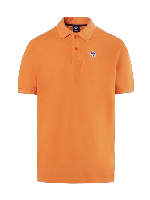 BASIC Polo de manga corta de algod&oacute;n Mandarina - camisa polo