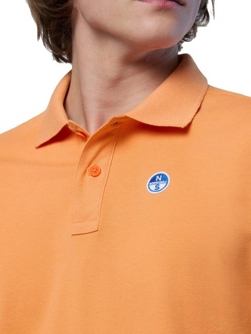 BASIC Polo de manga corta de algodón Mandarina - camisa polo