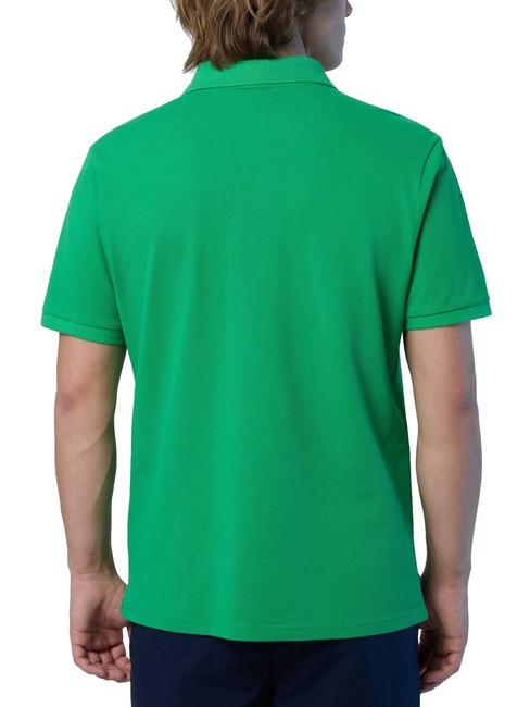 BASIC Polo de manga corta de algodón abeja verde - camisa polo
