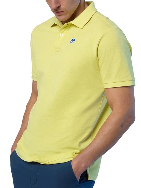 BASIC Polo de manga corta de algodón luz de calcio - camisa polo