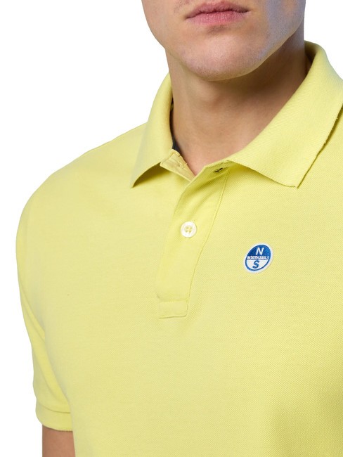 BASIC Polo de manga corta de algodón luz de calcio - camisa polo