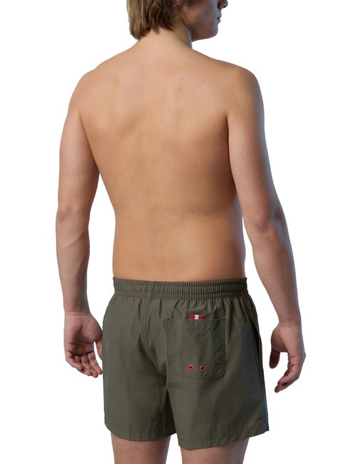 VOLLEY Ba&ntilde;ador tipo b&oacute;xer con logo aceitunas polvorientas - Trajes de ba&ntilde;o