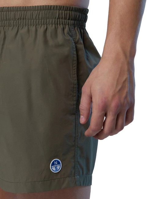 VOLLEY Ba&ntilde;ador tipo b&oacute;xer con logo aceitunas polvorientas - Trajes de ba&ntilde;o