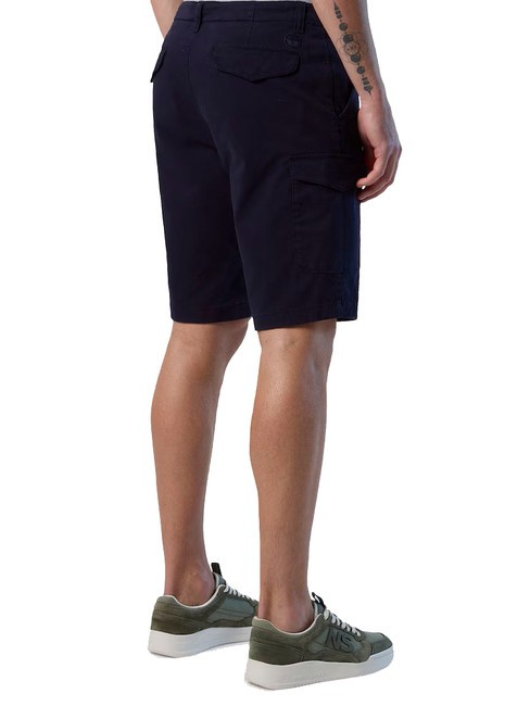AMERICA Shorts cargo de corte regular Azul marino - Pantalones