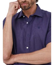 NORTH SAILS N|S Camisa de lino de manga corta Azul marino - Camisas de hombre - 3