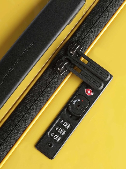 PQ-LIGHT Carro de tamaño mediano amarillo - Trolley Rígidos