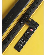 PIQUADRO PQ-LIGHT Carro de tamaño mediano amarillo - Trolley Rígidos - 4