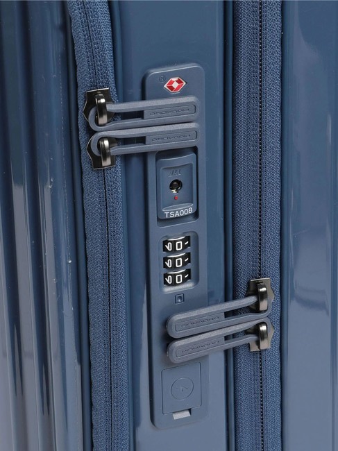 PQ-LIGHT Carro para equipaje de mano fast-check azul - Equipaje de mano