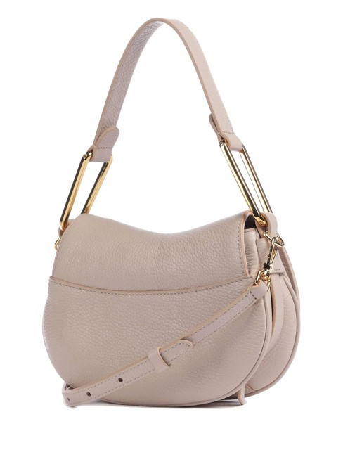 MAGIE SOFT Bolso bandolera de piel con bandolera rosetas - Bolsos Mujer