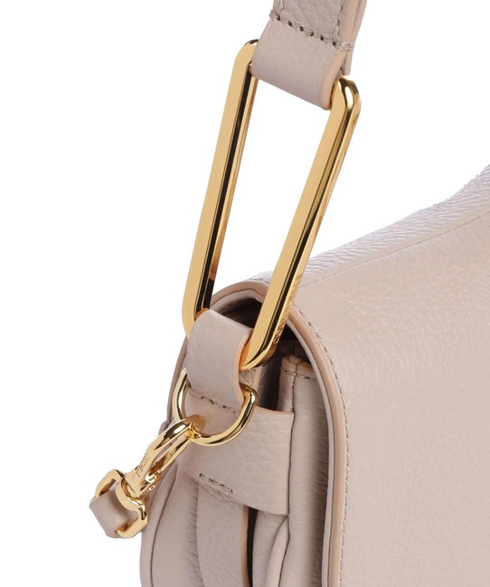 MAGIE SOFT Bolso bandolera de piel con bandolera rosetas - Bolsos Mujer