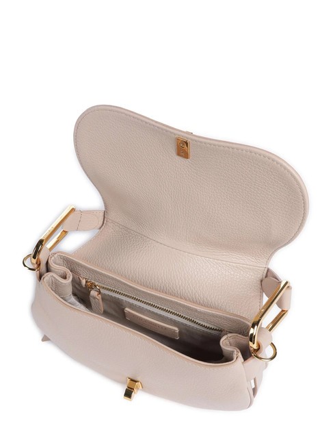 MAGIE SOFT Bolso bandolera de piel con bandolera rosetas - Bolsos Mujer