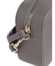 COCCINELLE TEBE Bolso bandolera en piel texturizada grafito - Bolsos Mujer - 3