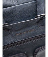 PIQUADRO LINE Bolsa de lona azul - Bolsas de viaje - 4