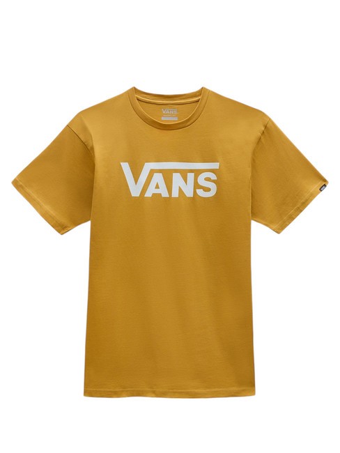 CLASSIC Camiseta de algodón de manga corta narciso/blanco - camiseta