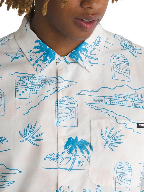 DAVISTA Camisa de algod&oacute;n de manga corta Malvavisco - Camisas de hombre