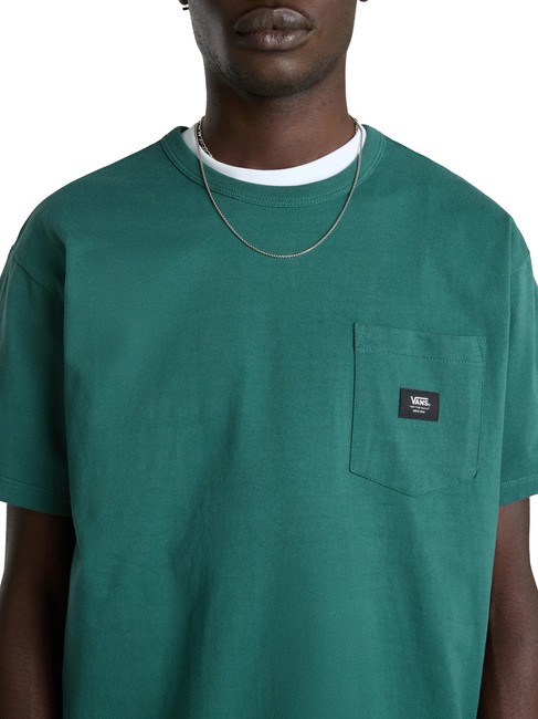 OFF THE WALL II POCKET Camiseta de algodón con bolsillo bistró verde - camiseta