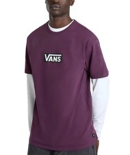 VANS OFF THE WALL II DROP Camiseta de algodón de manga corta vino de mora - camiseta - 3