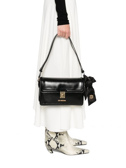 FIOCCO Bolso de hombro negro - Bolsos Mujer