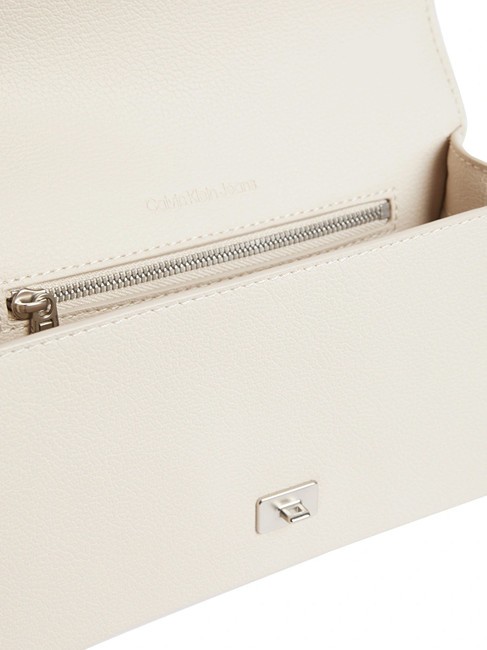 CK JEANS FORGED LOCK  Mini bolso de hombro ma&ntilde;ana gris - Bolsos Mujer