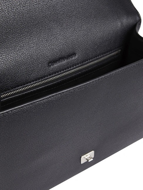 CK JEANS FORGED LOCK M Bolso de hombro pvh negro - Bolsos Mujer