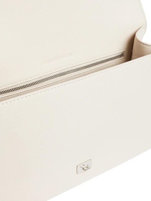 CK JEANS FORGED LOCK M Bolso de hombro ma&ntilde;ana gris - Bolsos Mujer