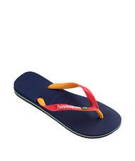 HAVAIANAS BRASIL MIX Chanclas BRASIL MIX azul marino/rojo rubí - Zapatos unisex - 3