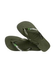HAVAIANAS BRASIL LOGO Chanclas para hombre verde verde - Zapatos unisex - 4