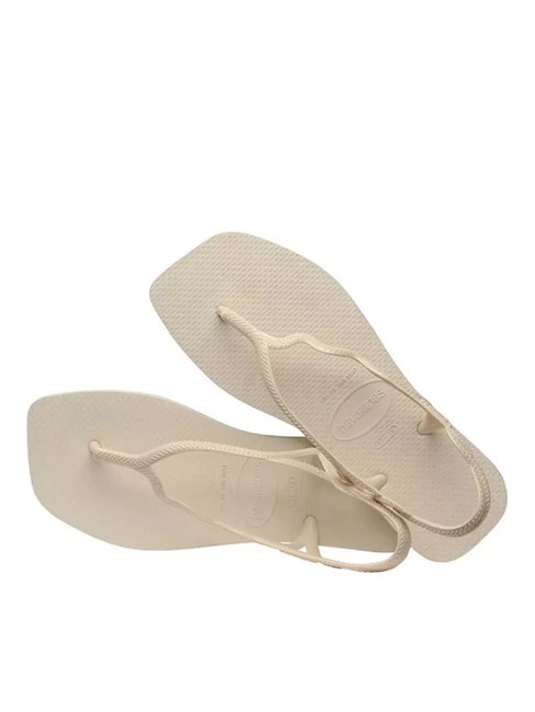 SOLEIL Sandalia tipo chancla beige - Zapatos Mujer