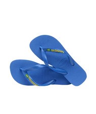 HAVAIANAS BRASIL LOGO NEON Chanclas azul estrella/azul estrella - Zapatos unisex - 4