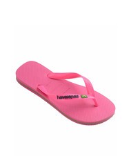 HAVAIANAS BRASIL LOGO NEON Chanclas flujo rosa/flujo rosa - Zapatos unisex - 3