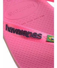 HAVAIANAS BRASIL LOGO NEON Chanclas flujo rosa/flujo rosa - Zapatos unisex - 4